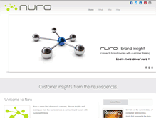 Tablet Screenshot of nurobrand.com